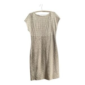 St. John Collection Women’s Beige Knit Career Dress Size 6